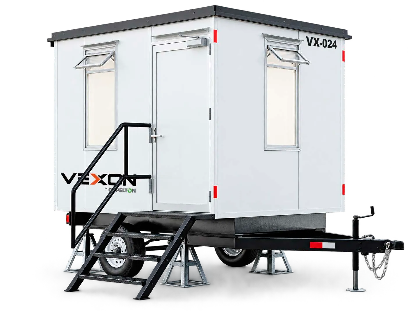Oficina móvil VX-3M de 3 metros sobre remolque